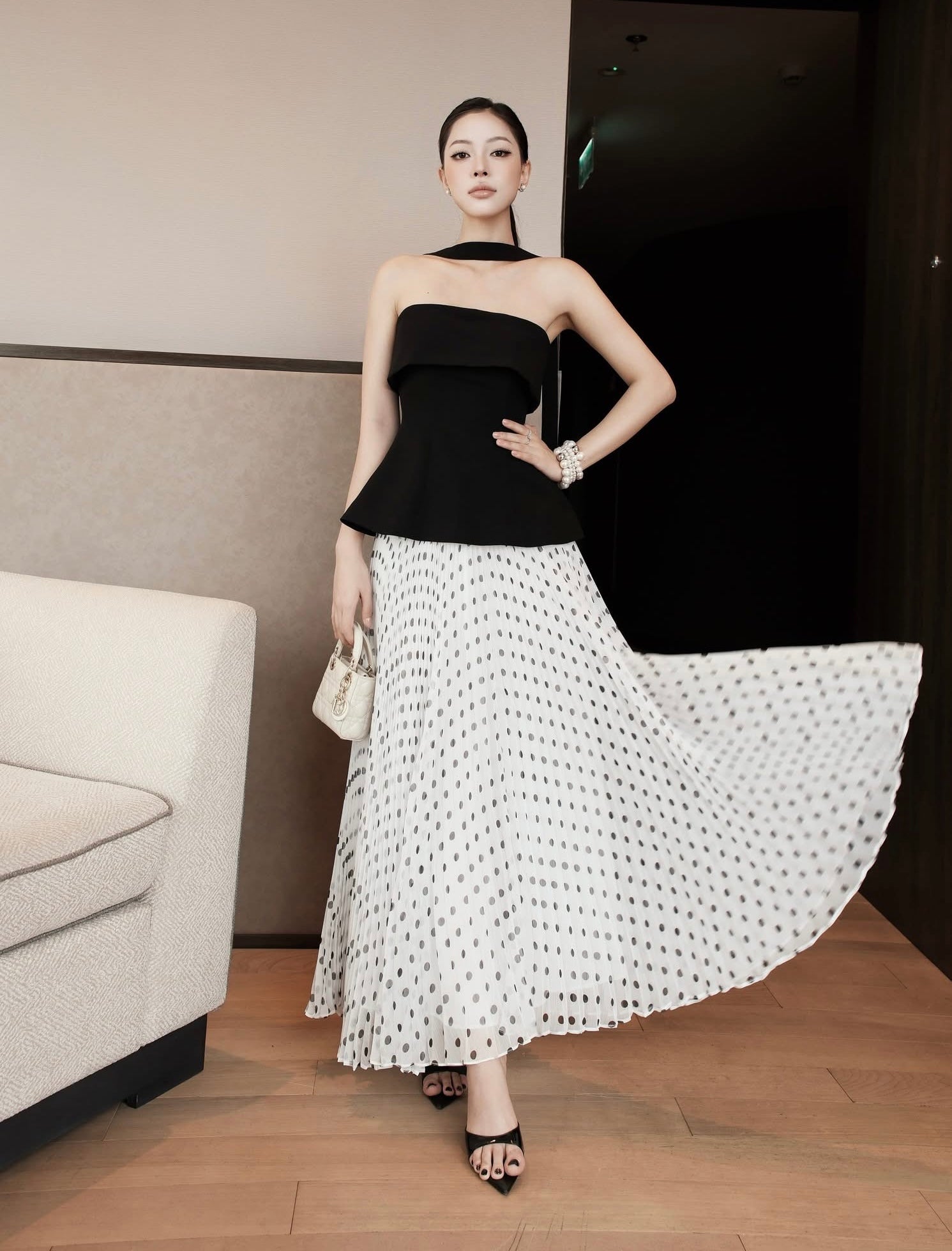 HLam set ( top & maxi skirt ) H06